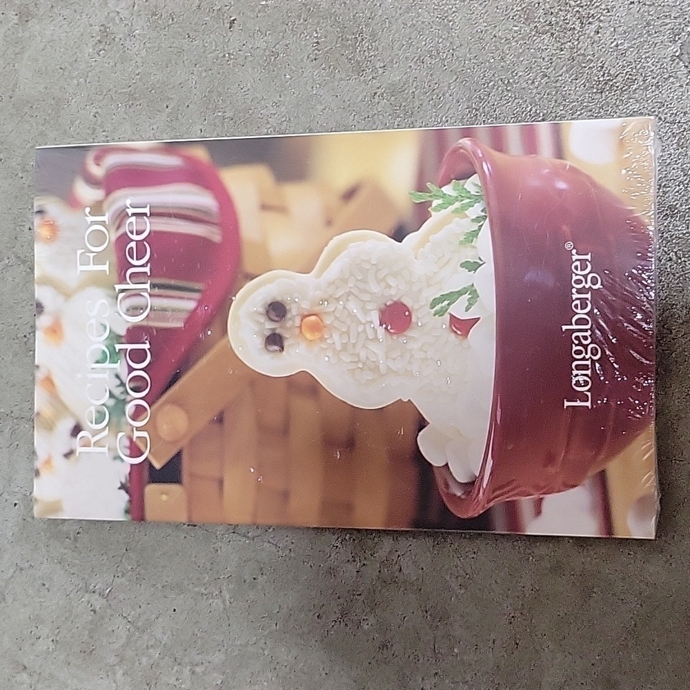 NIP 2004 Longaberger Recipes For Good Cheer Cookbook - Discontinued